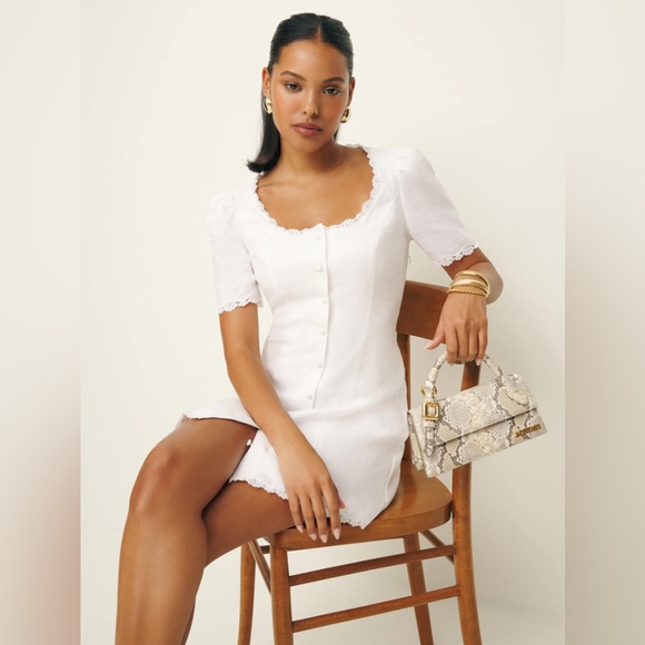 Reformation Anabella Linen Dress - Picture 6 of 9